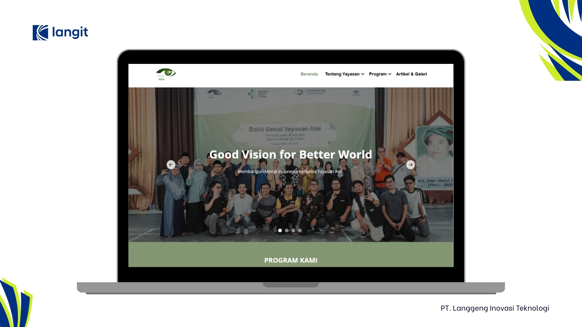 Yayasan Aini – Website & Scholarship Management System