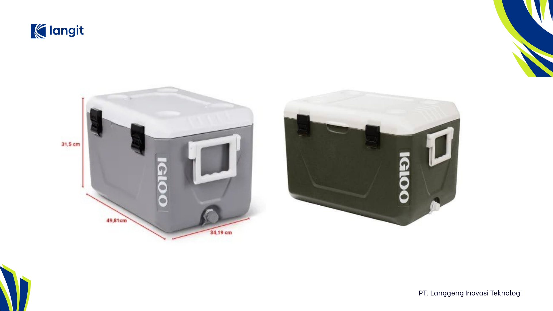 Pengadaan IGLOO 27 LTR Cooler Box Nestable (5 PO)