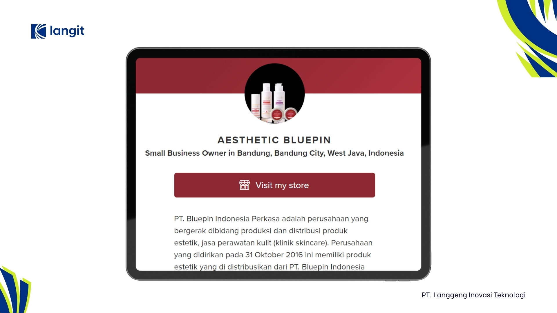 Aplikasi Penjualan Reseller Retail Kecantikan