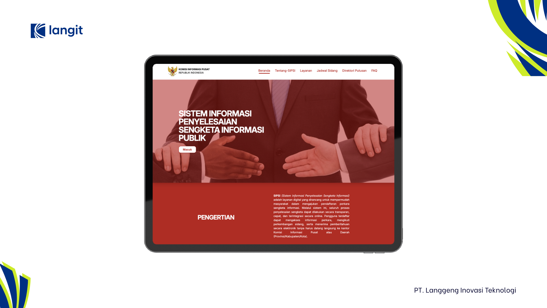 Sistem Informasi Komisi Informasi Pusat