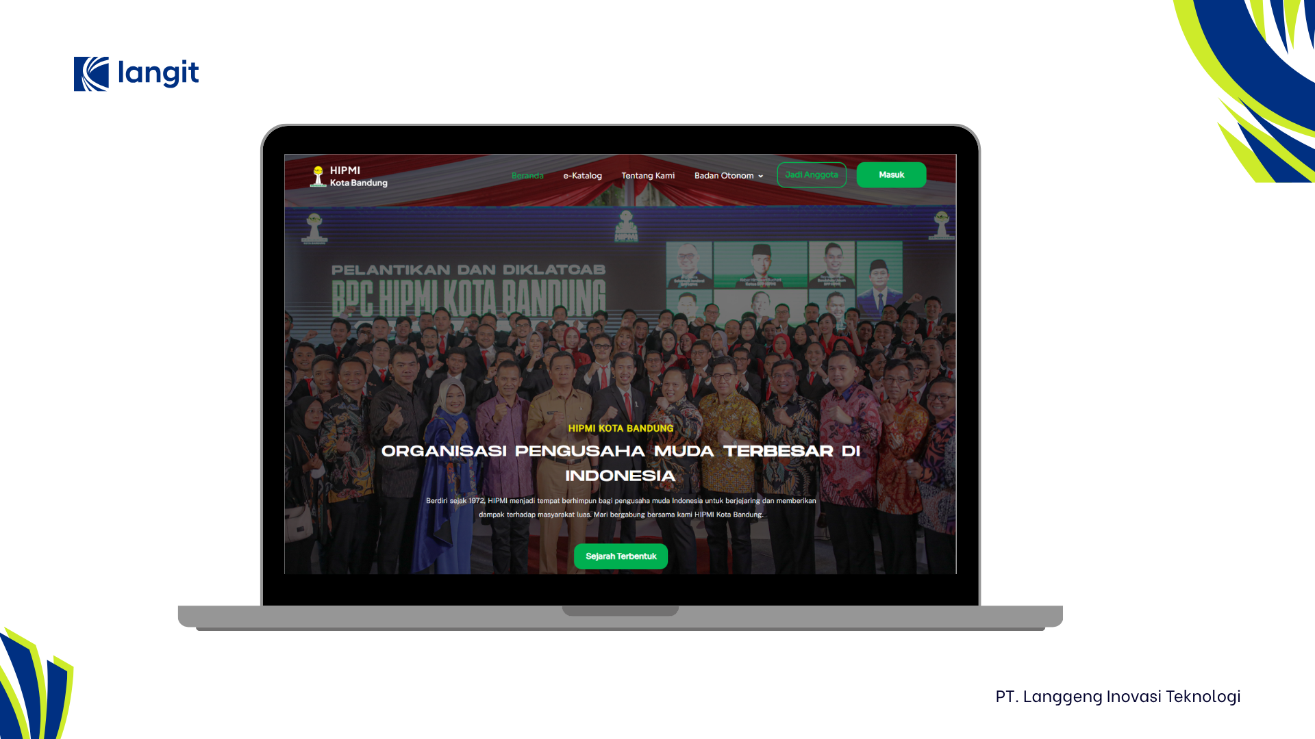 Pengembangan Website HIPMI Kota Bandung