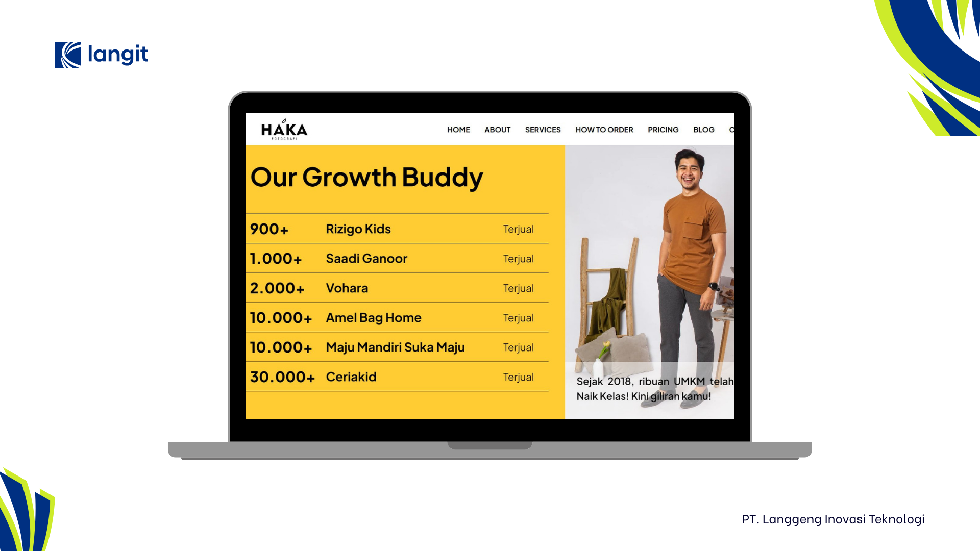 Pembuatan Landing Page HAKA FOTO