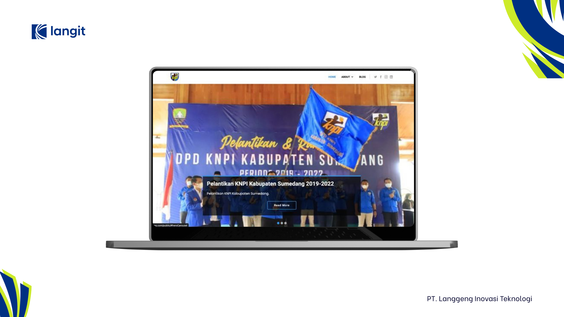 Pengembangan Website Company Profile dan Portal Berita KNPI Kabupaten Sumedang